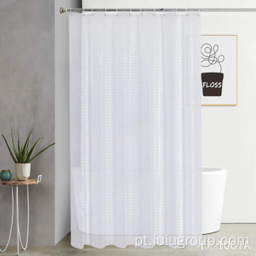 cortina de chuveiro transparente com design personalizado